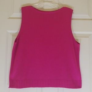 Pink sweater tank